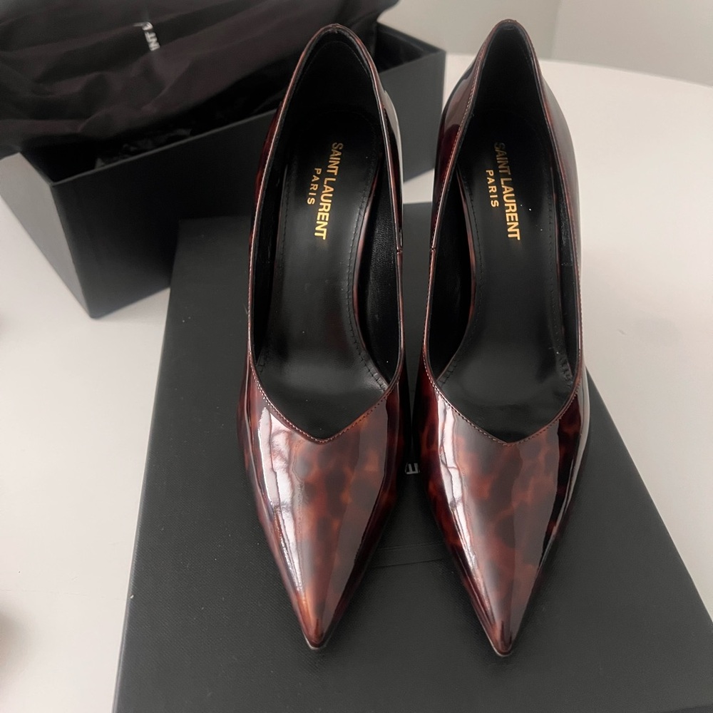 Saint Laurent Women's Dark Brown Heels